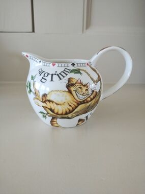 Cheshire Cat Creamer – “It’s Grin Time” – Whimsical Ceramic Creamer - Negotiable